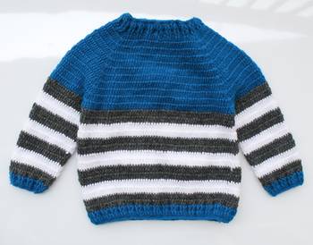 Blue hand woven woolen blends girls-jackets-coats 2