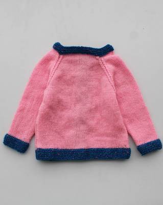 Pink hand woven woolen blends girls-jackets-coats 3