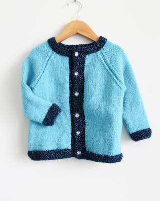 Blue hand woven woolen blends girls-jackets-coats 2
