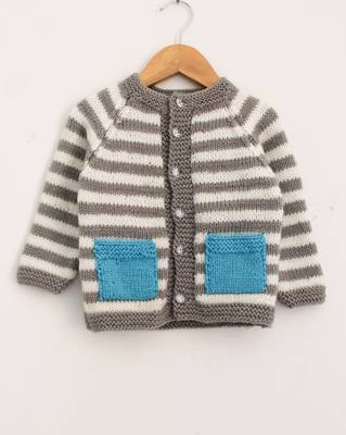 Grey hand woven woolen blends girls-jackets-coats 1