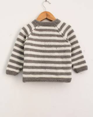 Grey hand woven woolen blends girls-jackets-coats 2