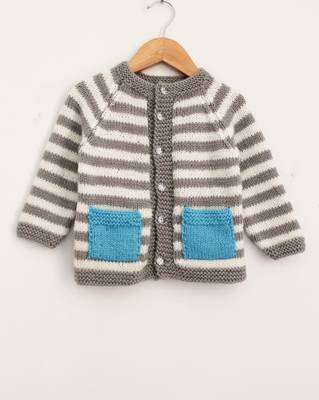 Grey hand woven woolen blends girls-jackets-coats 5