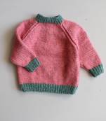 Pink hand woven woolen blends girls-jackets-coats