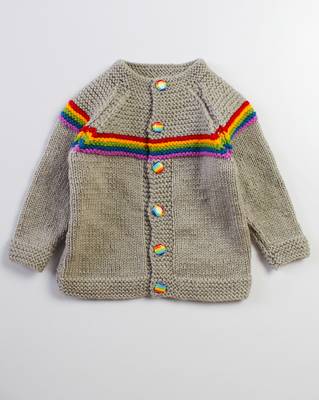 Grey hand woven woolen blends girls-jackets-coats 2