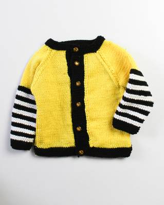 Yellow hand woven woolen blends girls-jackets-coats 1