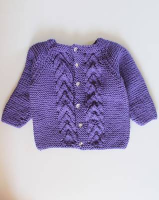 Purple hand woven woolen blends girls-jackets-coats 1