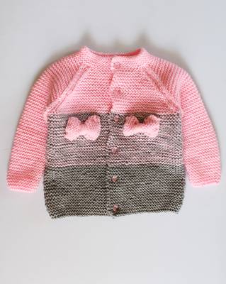 Pink hand woven woolen blends girls-jackets-coats 1