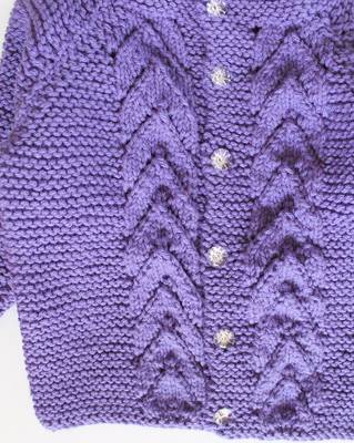 Purple hand woven woolen blends girls-jackets-coats 3