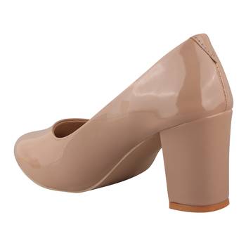 Do Bhai Beige Solid Pumps For Women 2