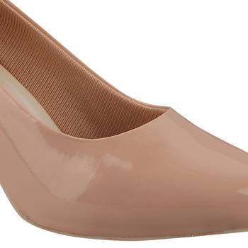 Do Bhai Beige Solid Pumps For Women 4