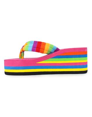 Do Bhai Pink Casual Wedges For Women 2