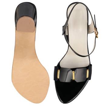 Do Bhai Black Block Heels for Women 5