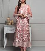 Dark Pink Georgette Pakistani Salwar Kameez