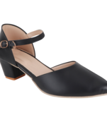 Do Bhai Black Block Heels for Women