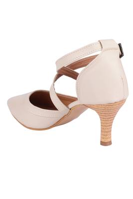 Do Bhai Cream Solid Pumps For Women 3