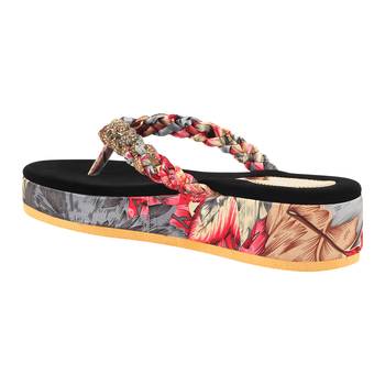 Do Bhai Red Flatform Heels for Women 2