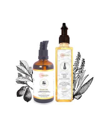 STRENGTHEN YOUR HAIR COMBO – Hair Oil Vitalizer   Sulphate Free | CAPB Free Hair Cleanser  1