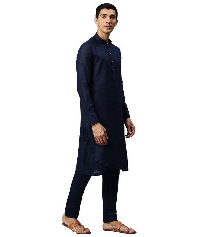 yellow cotton Jacket Kurta Churidar Set