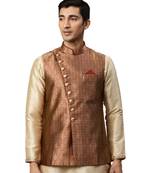 Maroon Brocade Jacket