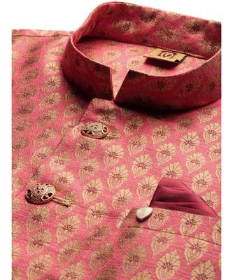 red silk Jacket 2