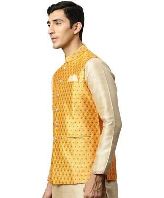 yellow silk Jacket 3