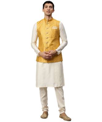 yellow silk Jacket 5
