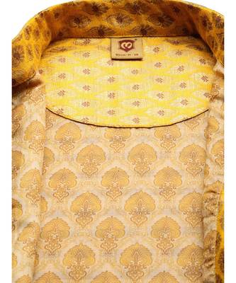 yellow silk Jacket 6