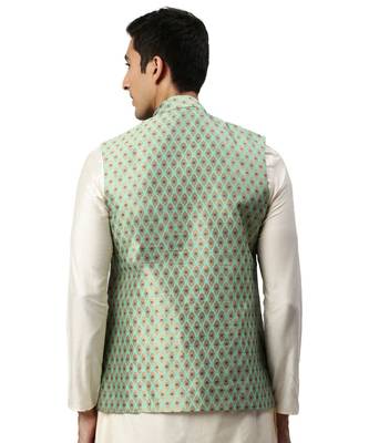 Beige silk Jacket 4