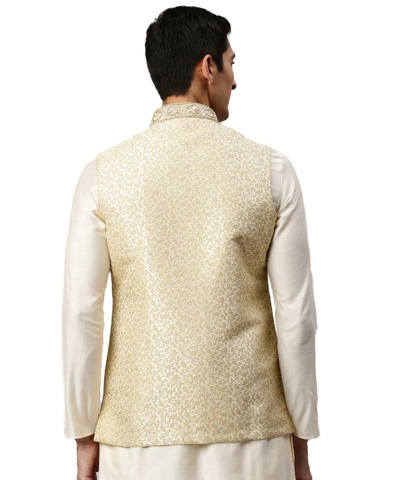 Cream silk Jacket