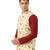 Cream Art Silk Jacket