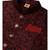 Maroon silk Jacket Kurta Churidar Set