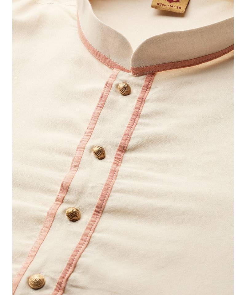 red silk Jacket Kurta Churidar Set