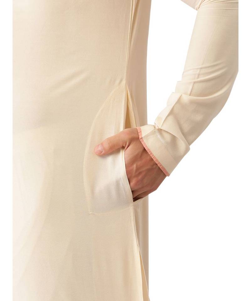 red silk Jacket Kurta Churidar Set