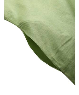Green silk Kurta Churidar Set 6