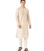 Biscuit cotton Kurta Churidar Set