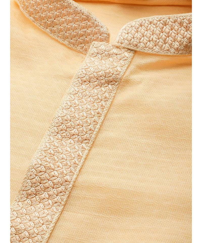 multicolor cotton Kurta Churidar Set