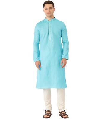 pink cotton Kurta Churidar Set 1