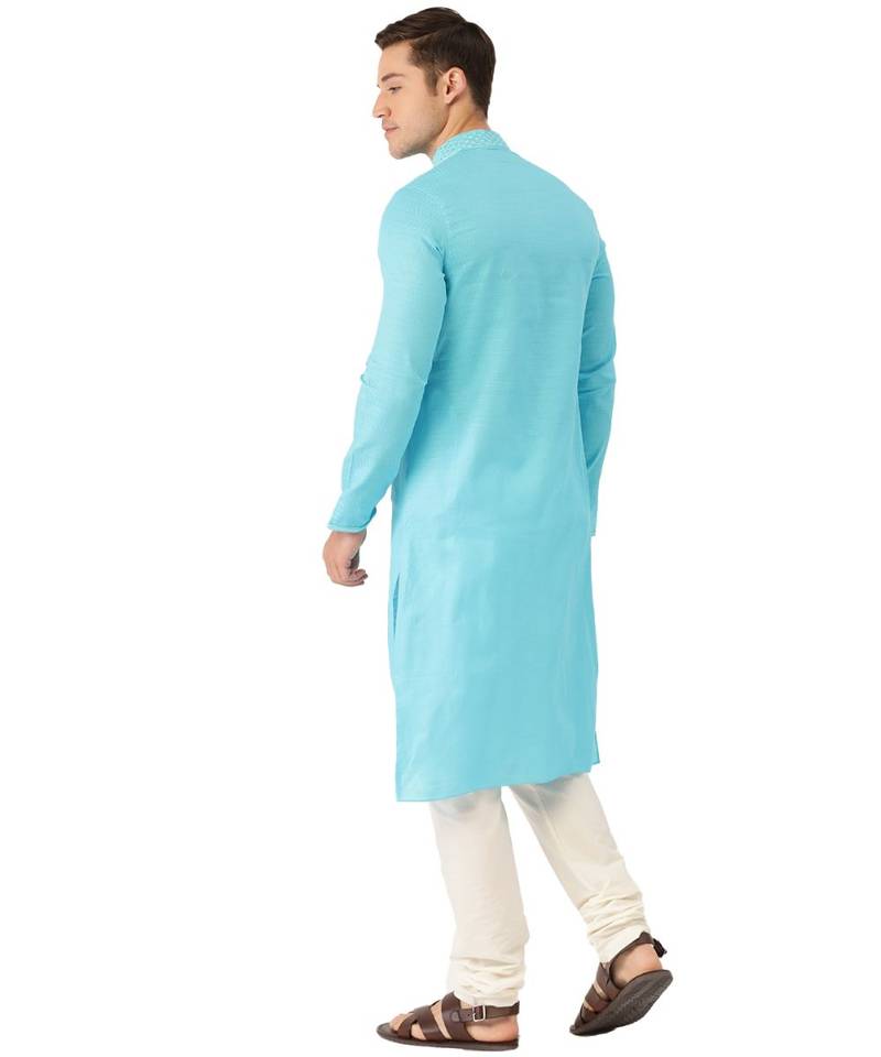 pink cotton Kurta Churidar Set