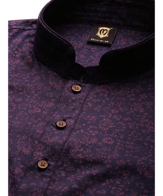 Blue cotton Kurta 2
