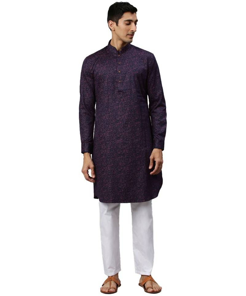 Blue cotton Kurta