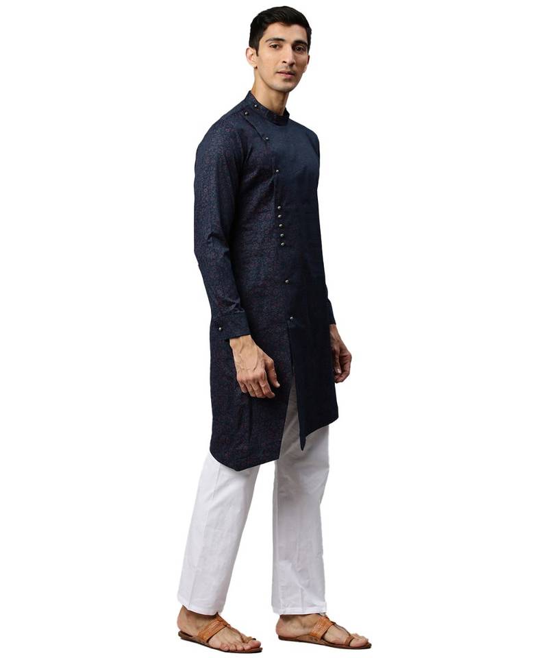 Blue cotton Kurta