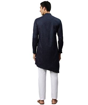 Blue cotton Kurta 4