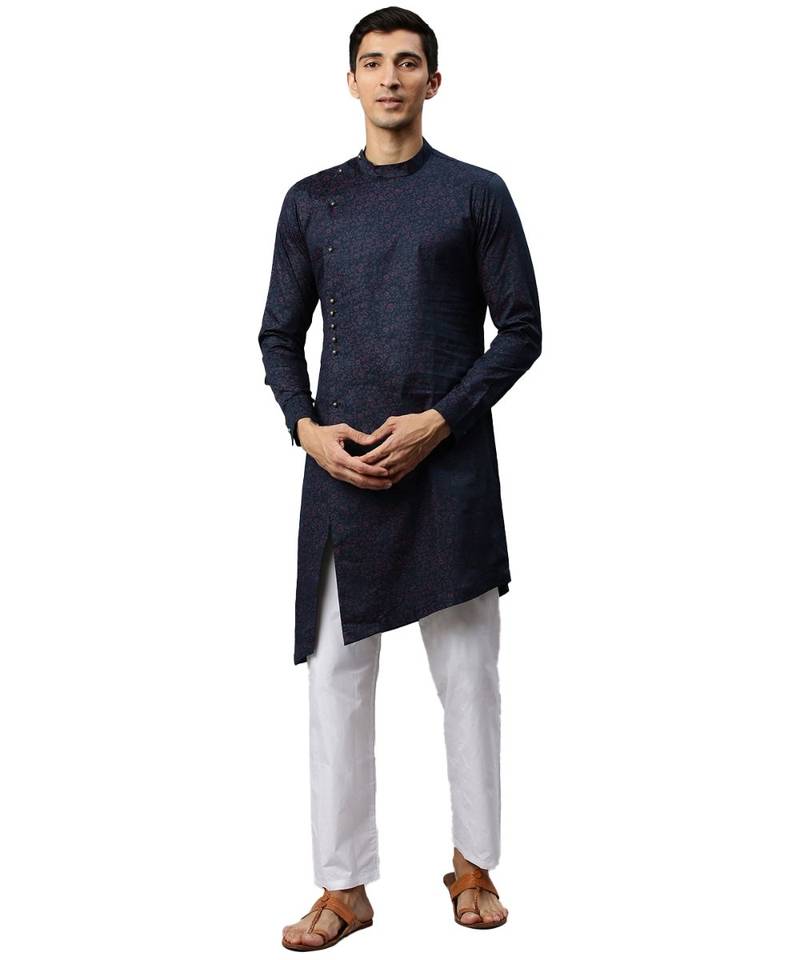 Blue cotton Kurta