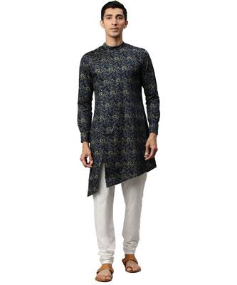 Blue cotton Kurta 1