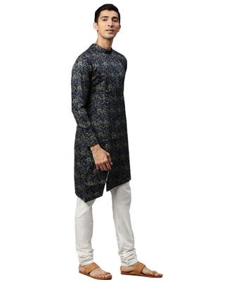Blue cotton Kurta 3