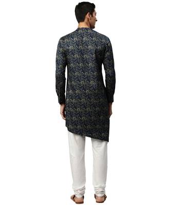 Blue cotton Kurta 4