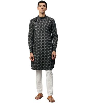 Blue cotton Kurta 1