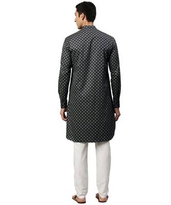 Blue cotton Kurta 4