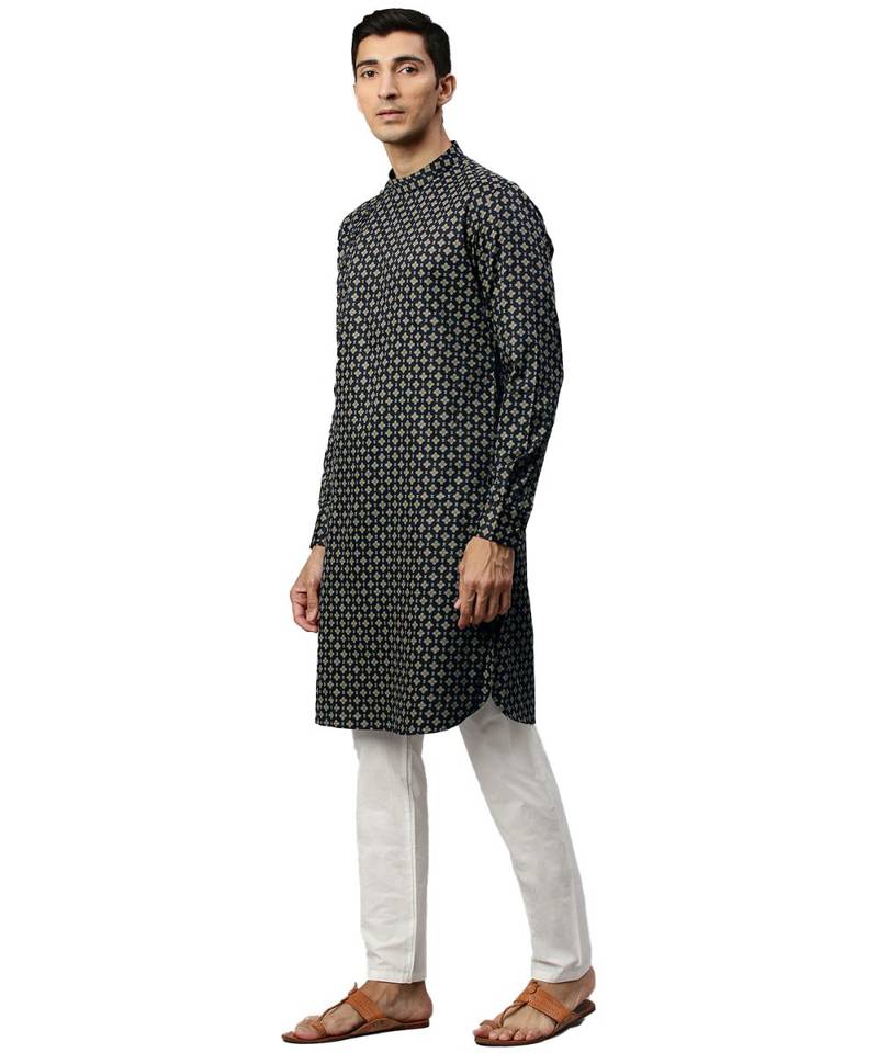Blue cotton Kurta