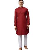 Red cotton Kurta